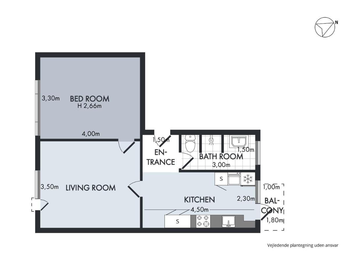Sanders Fjord - Treasured One-Bedroom Apartment In Center Of Roskilde Exterior photo